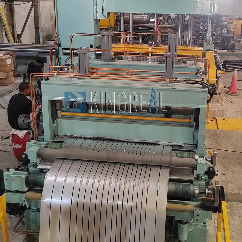 metal coil slitting machine