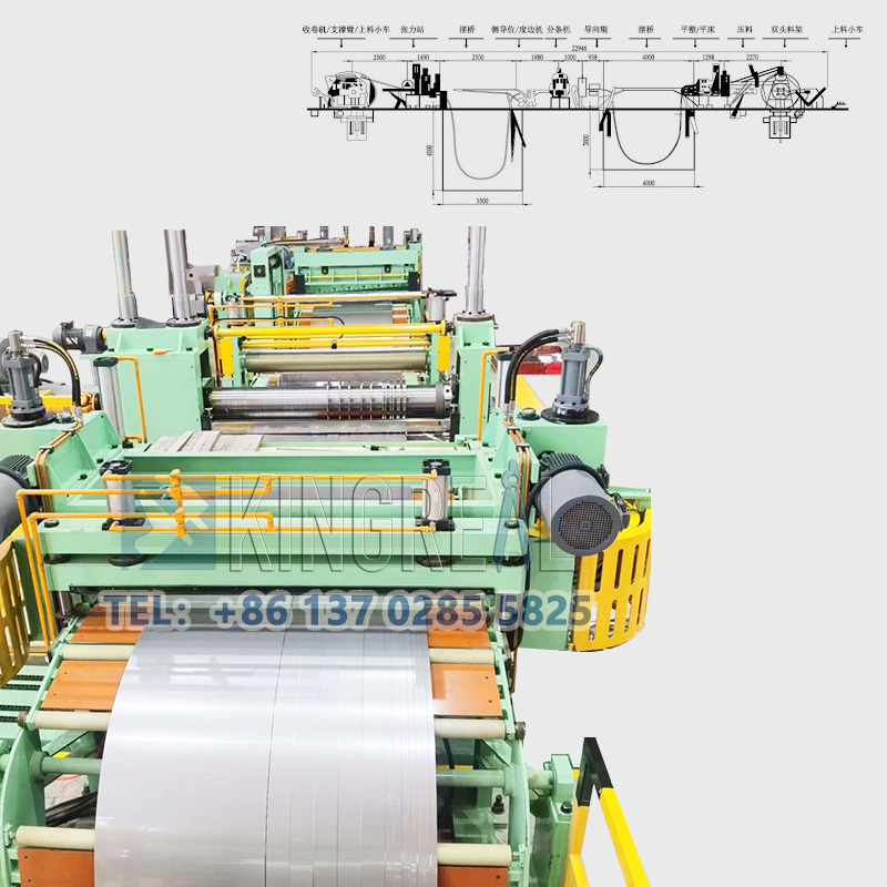 metal sheet slitting machine