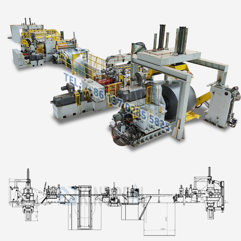 Mesin pemulihan slitter untuk stainless steel